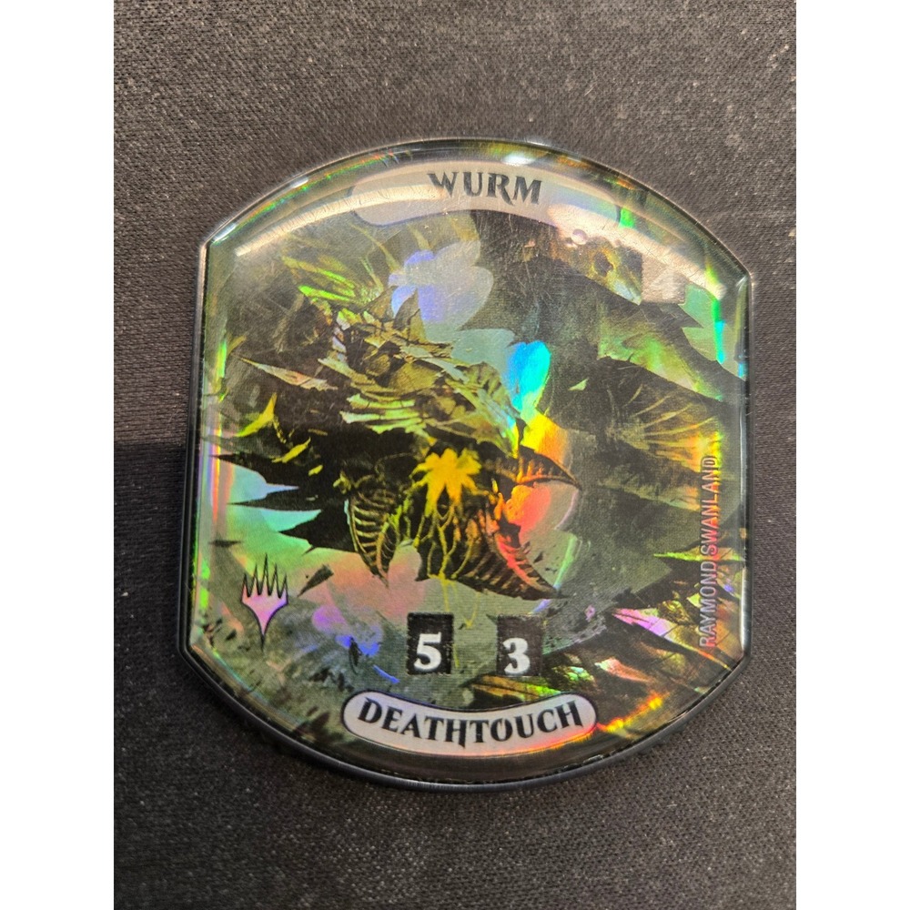 Magic The Gathering Ultra Pro Relic Token Wurm Deathtouch Foil Life Counter